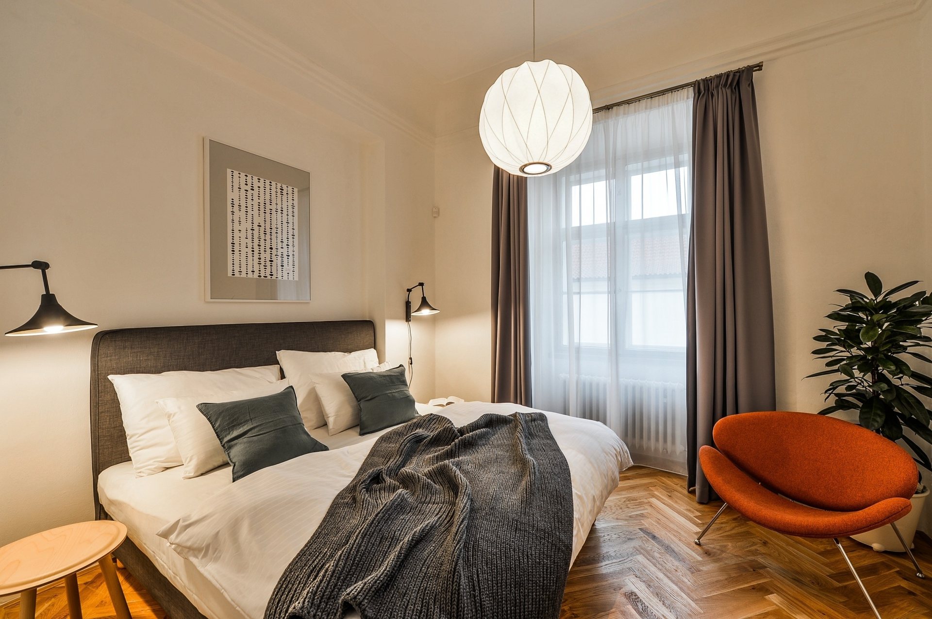 Ložnice apartmánu Kalmia